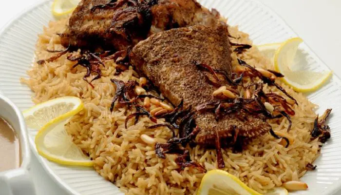 طريقة عمل الارز الصيادية