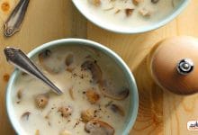 شوربة الكريمة بالمشروم الرائعه بـ 4 وصفات سهله