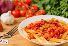 طريقة عمل المكرونة بالصلصة بـ 3 وصفات
