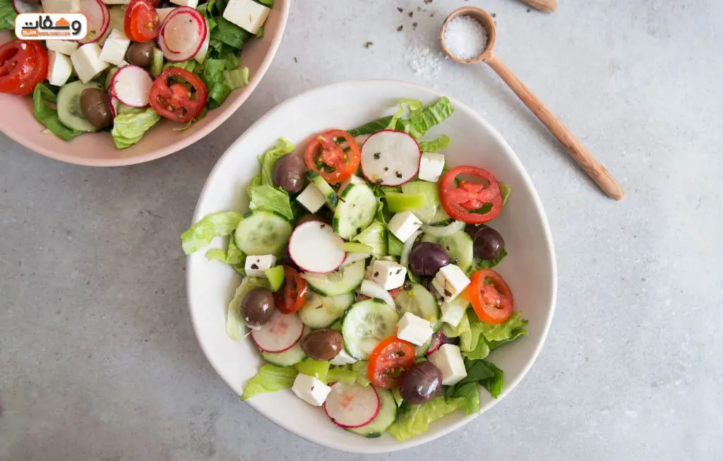 طريقة عمل سلطة يونانية مع علاء الشربيني