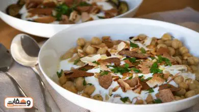 طريقة عمل فتة مكدوس بـ 4 وصفات