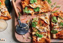 طريقة عمل بيتزا الفراخ بـ 2 حشوة مختلفة