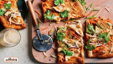 طريقة عمل بيتزا الفراخ بـ 2 حشوة مختلفة