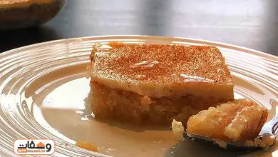 طريقة عمل بسبوسة السينابون 15 ثانية