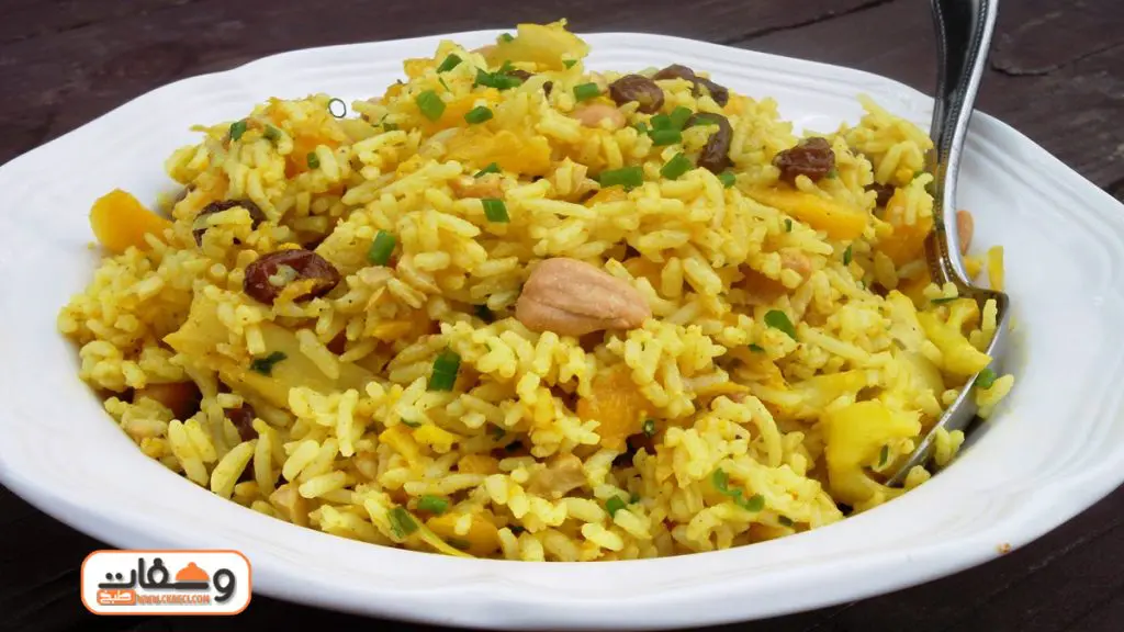 طريقة عمل رز بالكاري نجلاء الشرشابى