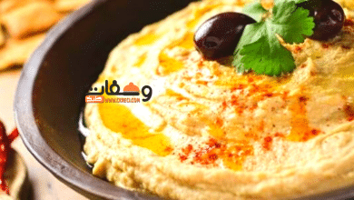 حمص بالطحينة