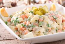 السلطة الروسية بالمايونيز والزبادي