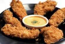 دجاج بصلصة الليمون الكريمية