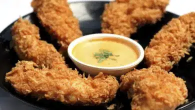 دجاج بصلصة الليمون الكريمية