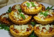 كيش البيض بالجبن