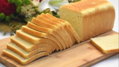 خبز التوست بالحليب