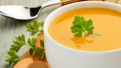 شوربة العدس بالنعناع