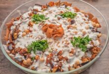 فتة الحمص باللبن