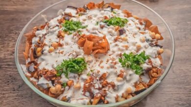 فتة الحمص باللبن