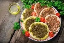 فطيرة الزعتر الأخضر والجبنة