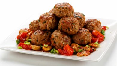 كفتة السمك بالفرن