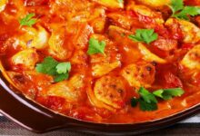 إيدام البطاطس بالطماطم