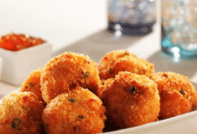 كرات الدجاج بالجبن